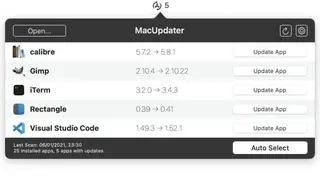 MacUpdater screenshot