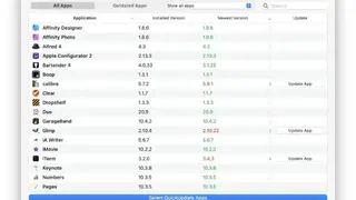 MacUpdater screenshot