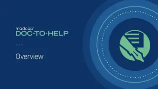 MadCap Doc-To-Help screenshot
