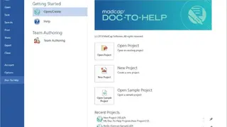 MadCap Doc-To-Help screenshot