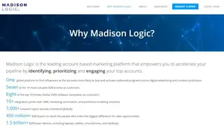 Madison Logic Platform screenshot