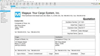 Magaya Cargo System screenshot