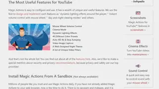 Magic Actions screenshot