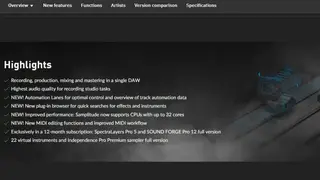 Magix Samplitude screenshot
