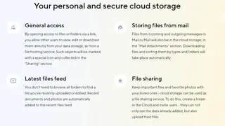 Mail.Ru Cloud screenshot