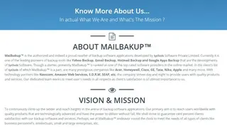Mailbakup screenshot
