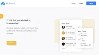 Mailcastr screenshot