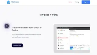 Mailcastr screenshot