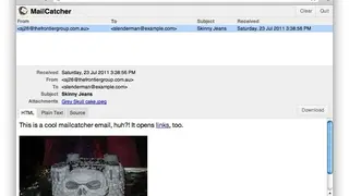 MailCatcher screenshot
