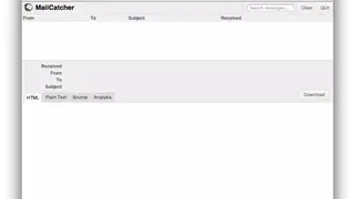 MailCatcher screenshot