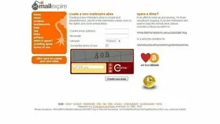 Mailexpire screenshot
