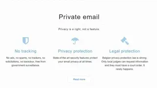 Mailfence screenshot