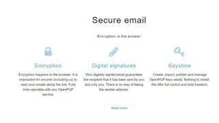 Mailfence screenshot