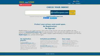 MailForSpam screenshot