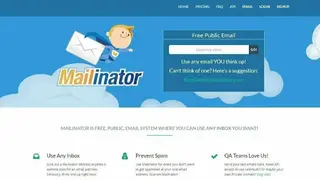Mailinator screenshot