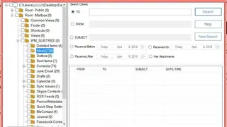 MailsDaddy Free PST Viewer screenshot