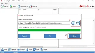 MailsDaddy Free PST Viewer screenshot