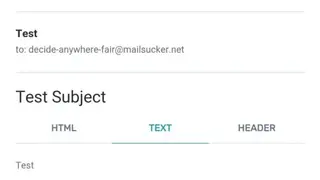 Mailsucker screenshot