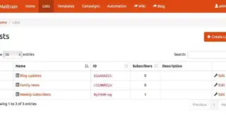 Mailtrain screenshot