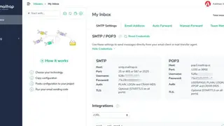 Mailtrap screenshot