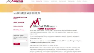 MaintiMizer Web Edition screenshot