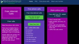 Make Free Calls Online screenshot