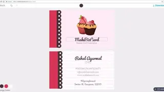 MakeBizCards screenshot