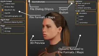 MakeHuman screenshot