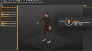 MakeHuman screenshot