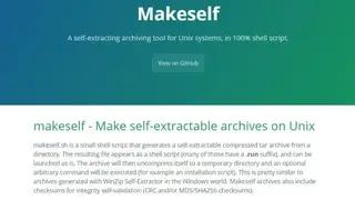 Makeself screenshot