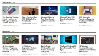 MakeUseOf screenshot