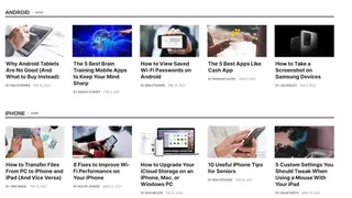 MakeUseOf screenshot