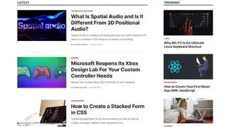MakeUseOf screenshot