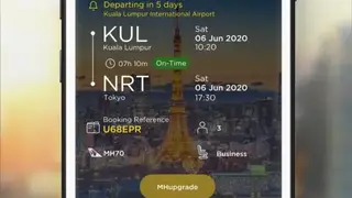 Malaysia Airlines screenshot