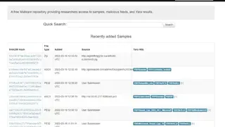 MalShare screenshot
