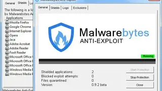 Malwarebytes Anti-Exploit screenshot