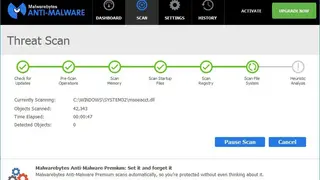 Malwarebytes Anti-Malware screenshot