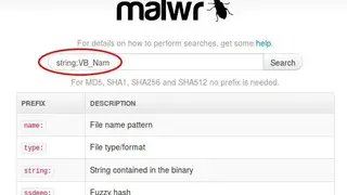 Malwr screenshot