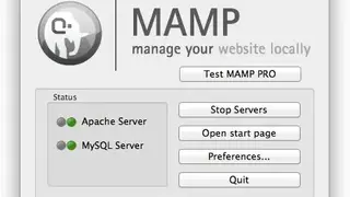 MAMP screenshot