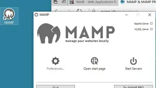 MAMP screenshot