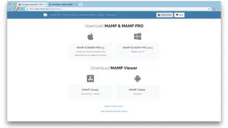 MAMP screenshot