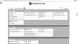 Manage My Tabs screenshot