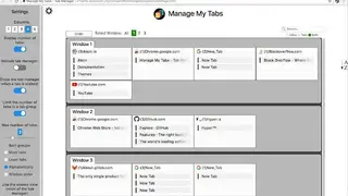 Manage My Tabs screenshot
