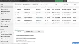 ManageEngine Mobile Device Manager Plus screenshot