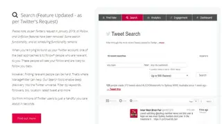 ManageFlitter screenshot