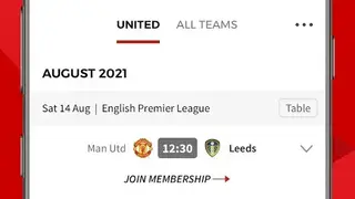 Manchester United Official App screenshot