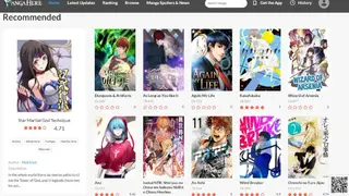 Mangahere screenshot