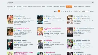 Mangapark screenshot