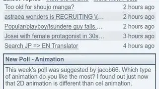 Mangaupdates screenshot