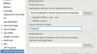 Manik Hot Deploy screenshot